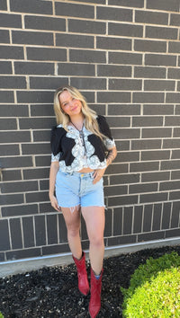 Ivory Lace Top